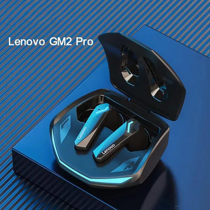 5 pçs lenovo gm2 pro bluetooth 5.3 fones de ouvido esportes fone de ouvido sem fio jogos baixa latência modo duplo